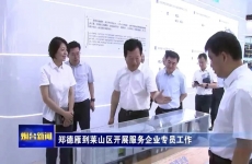 烟台市委副书记、市长郑德雁莅临烟台金正环保开展服务企业专员工作